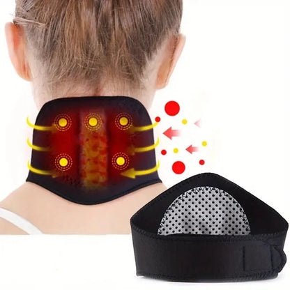 Self-Heating Magnetic Neck Support